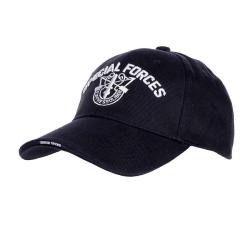 Casquette baseball Forces sp&eacute;ciales Noir