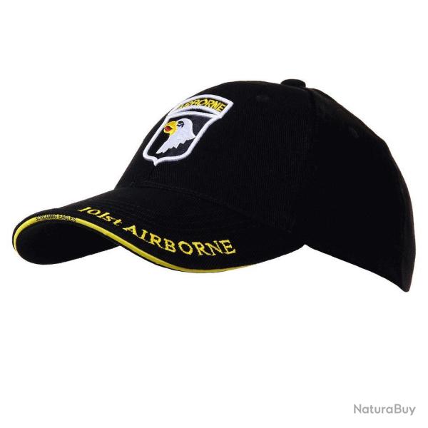 Casquette baseball 101st Airborne Army Noir