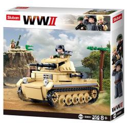 Tank Allemand (petit) - Jeu de briques