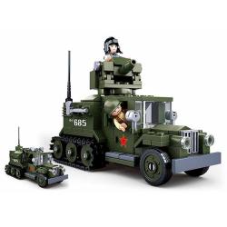 Camion semi-chenill&eacute; 2 en 1 - Jeu de briques