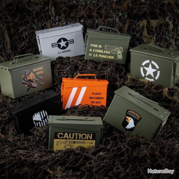 Bo�te � munitions acier - calibre 30mm - Flight Recorder