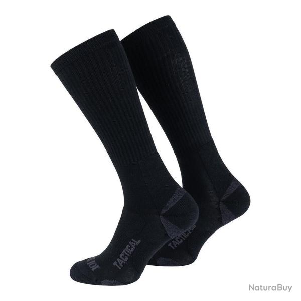 Chaussettes tactiques coolmax Noir, 43/46