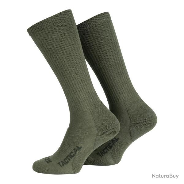 Chaussettes tactiques coolmax Vert, 39/42
