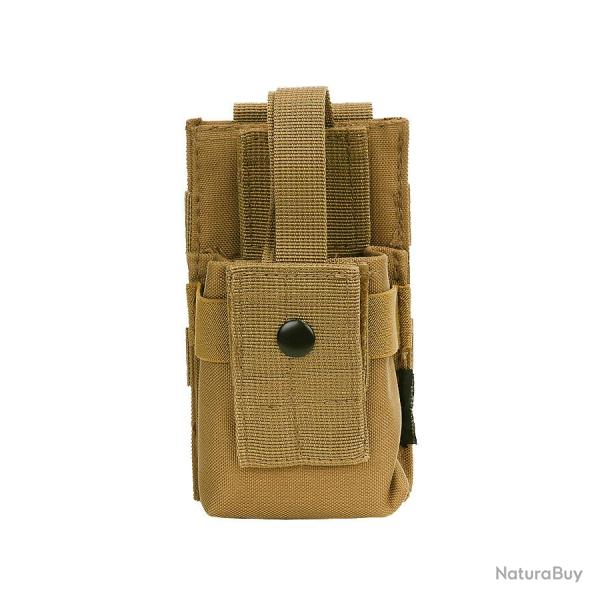 Pochette porte radio Sable