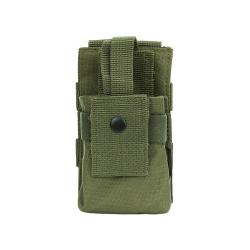 Pochette porte radio Kaki