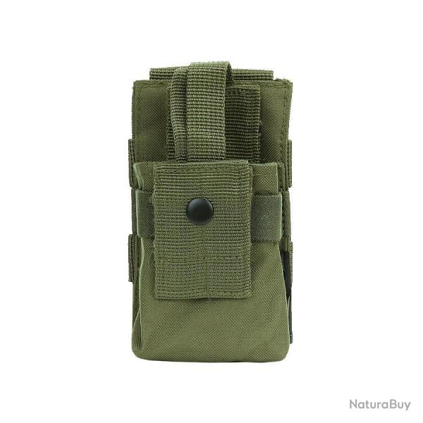 Pochette porte radio Kaki