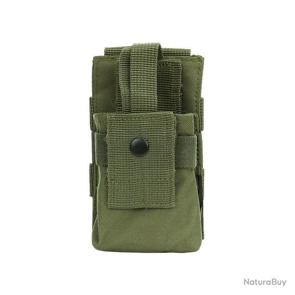 Pochette porte radio Kaki
