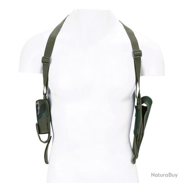 Holster d'�paule de luxe Camouflage Woodland