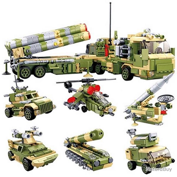 Arm�e missile antia�rien 6 en 1 - jeu de briques