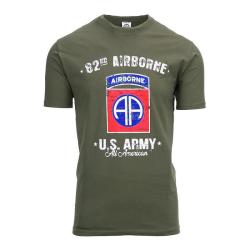 Tee Shirt US Army 82nd Airborne Kaki