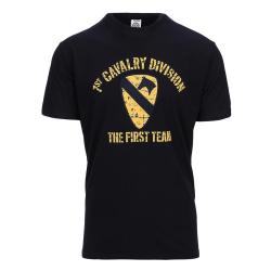 Tee Shirt 1st Cavalry Division Noir