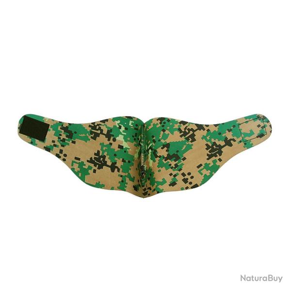 Demi masque de motard camo Camouflage Digital