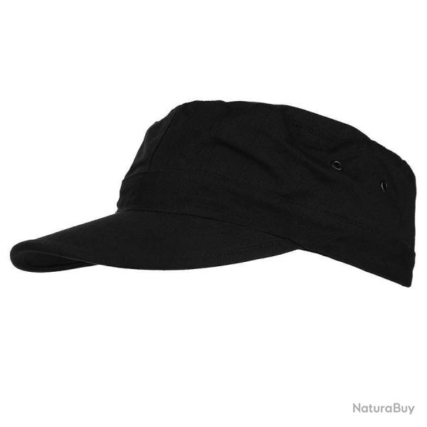 Casquette militaire coton Noir