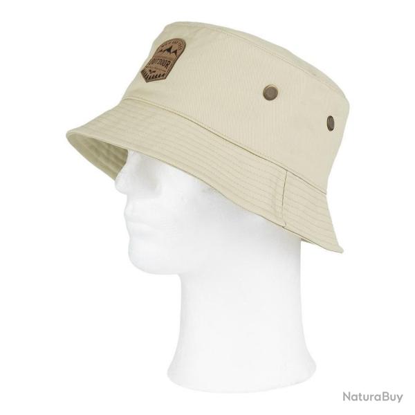 Chapeau baquet Wild Outdoor Beige, S-M