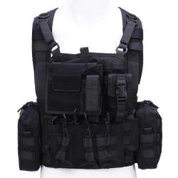 Gilet tactique de poitrine Operator Noir