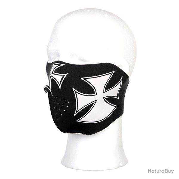 Masque Biker Croix de Malte