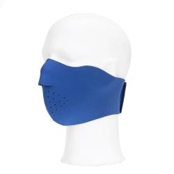 Masque de Biker uni Bleu roi