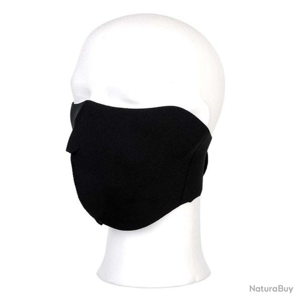 Masque de Biker uni Noir