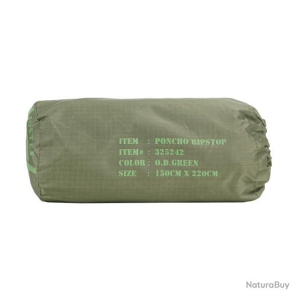 Poncho r�sistant en Ripstop Vert
