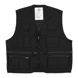 Gilet tropical noir
