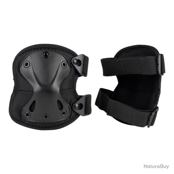 Genouill�res tactiques avec filet Noir
