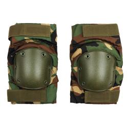 Genouill&egrave;res tactiques n&eacute;opr&egrave;ne Camouflage Woodland
