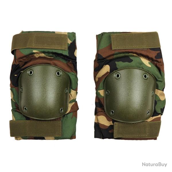 Genouill�res tactiques n�opr�ne Camouflage Woodland