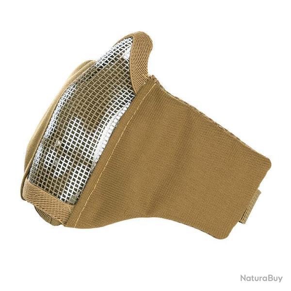 Masque Airsoft grillage et nylon impression Skull Coyote