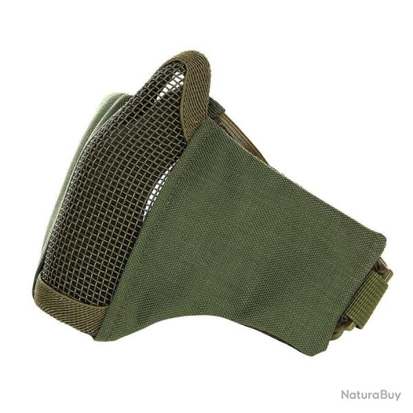 Masque Airsoft grillage et nylon Vert