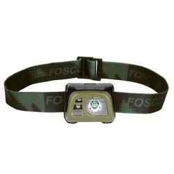 Lampe frontale tactique &eacute;tanche &agrave; pile Vert
