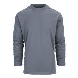 Tee shirt tactique &agrave; s&eacute;chage rapide manches longues Gris