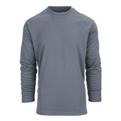 Tee shirt tactique &agrave; s&eacute;chage rapide manches longues Gris