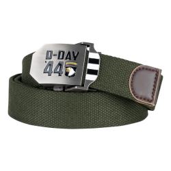 Ceinture toile 46mm 52mm tropical D Day 1944 Vert