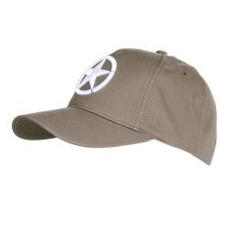 Casquette Baseball Etoile Alli&eacute;e WWII Gris