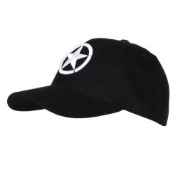 Casquette Baseball Etoile Alli&eacute;e WWII Noir