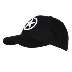 Casquette Baseball Etoile Alli&eacute;e WWII Noir