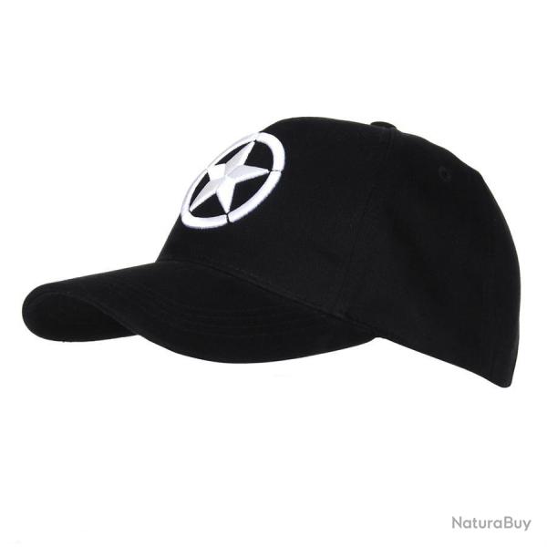 Casquette Baseball Etoile Alli�e WWII Noir