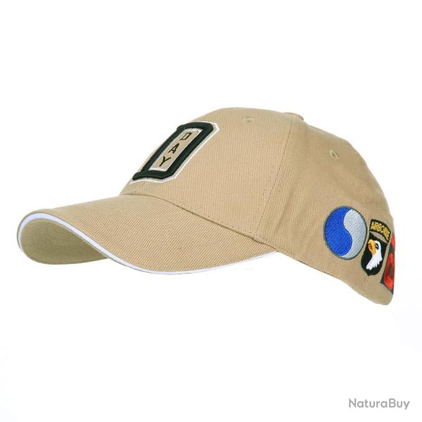 Casquette baseball US WWII D-Day Sable