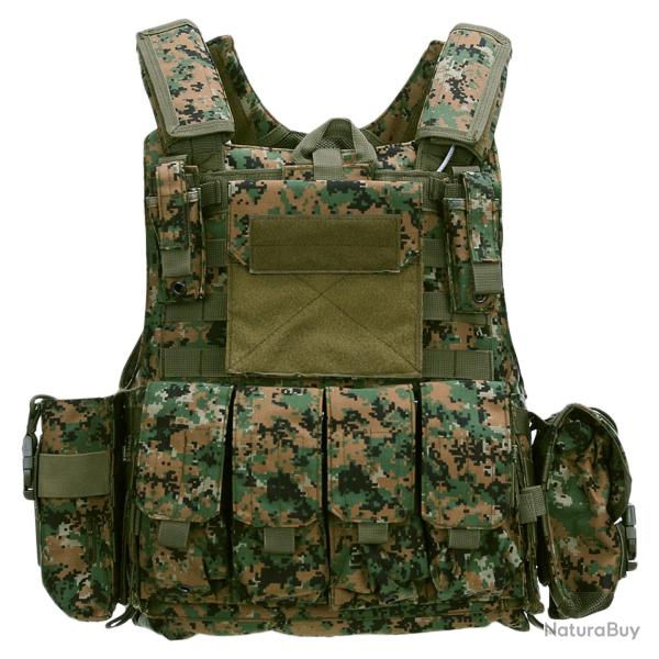 Gilet tactique Raptor Cordura Camouflage Digital