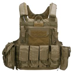 Gilet tactique Raptor Cordura Sable
