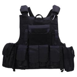Gilet tactique Raptor Cordura Noir