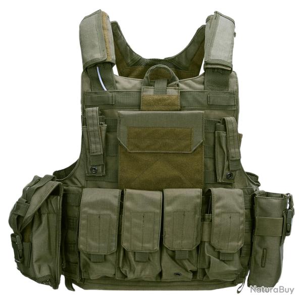 Gilet tactique Raptor Cordura Vert