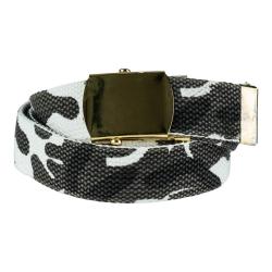 Ceinture toile 30mm avec boucle dor&eacute;e Camouflage Urban