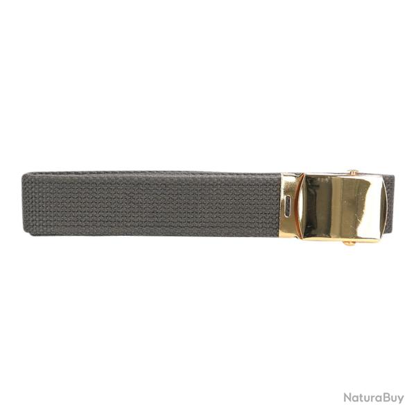 Ceinture toile 30mm avec boucle dor�e Vert