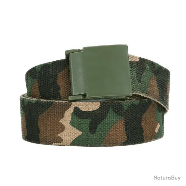 Ceinture toile 40mm BDU Camouflage Woodland