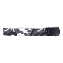Ceinture toile 30mm avec boucle noire Camouflage Urban