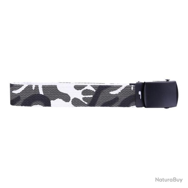 Ceinture toile 30mm avec boucle noire Camouflage Urban