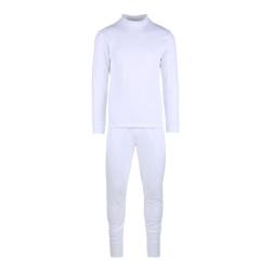 Set thermique tee shirt & pantalon Blanc, 2XS-XS