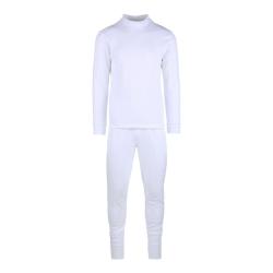 Set thermique tee shirt & pantalon Blanc, S-M