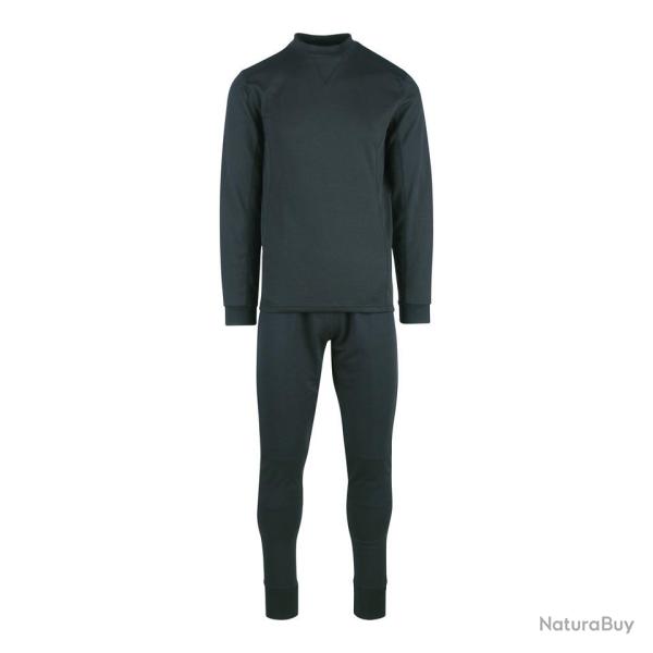 Set thermique tee shirt & pantalon Noir, S-M